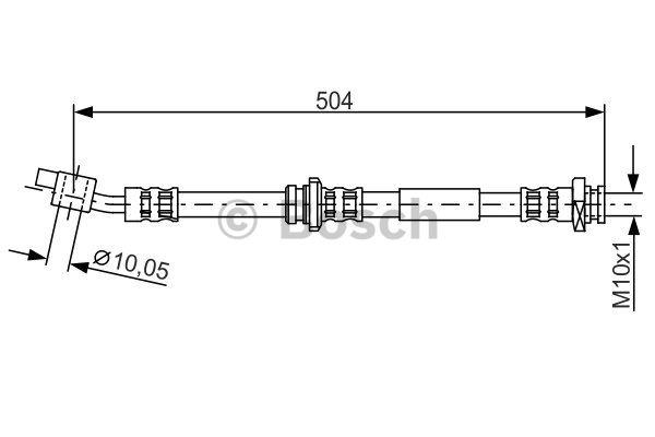 Brake Hose Bosch 1 987 476 996