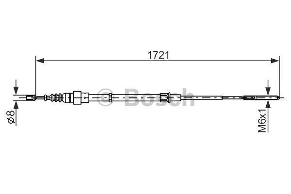 Bosch Cable Pull, parking brake – price