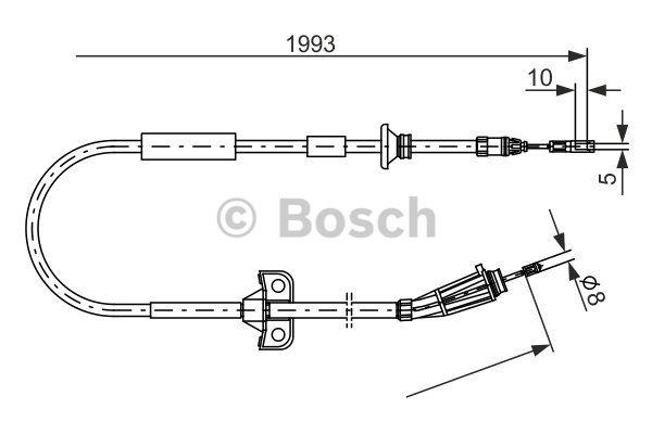 Bosch Cable Pull, parking brake – price 93 PLN