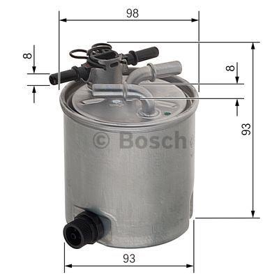 Fuel filter Bosch F 026 402 072