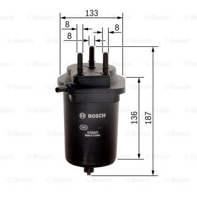 Bosch F 026 402 074 Fuel filter F026402074
