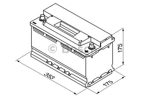 Bosch Battery Bosch 12V 88Ah 740A(EN) R+ – price 495 PLN