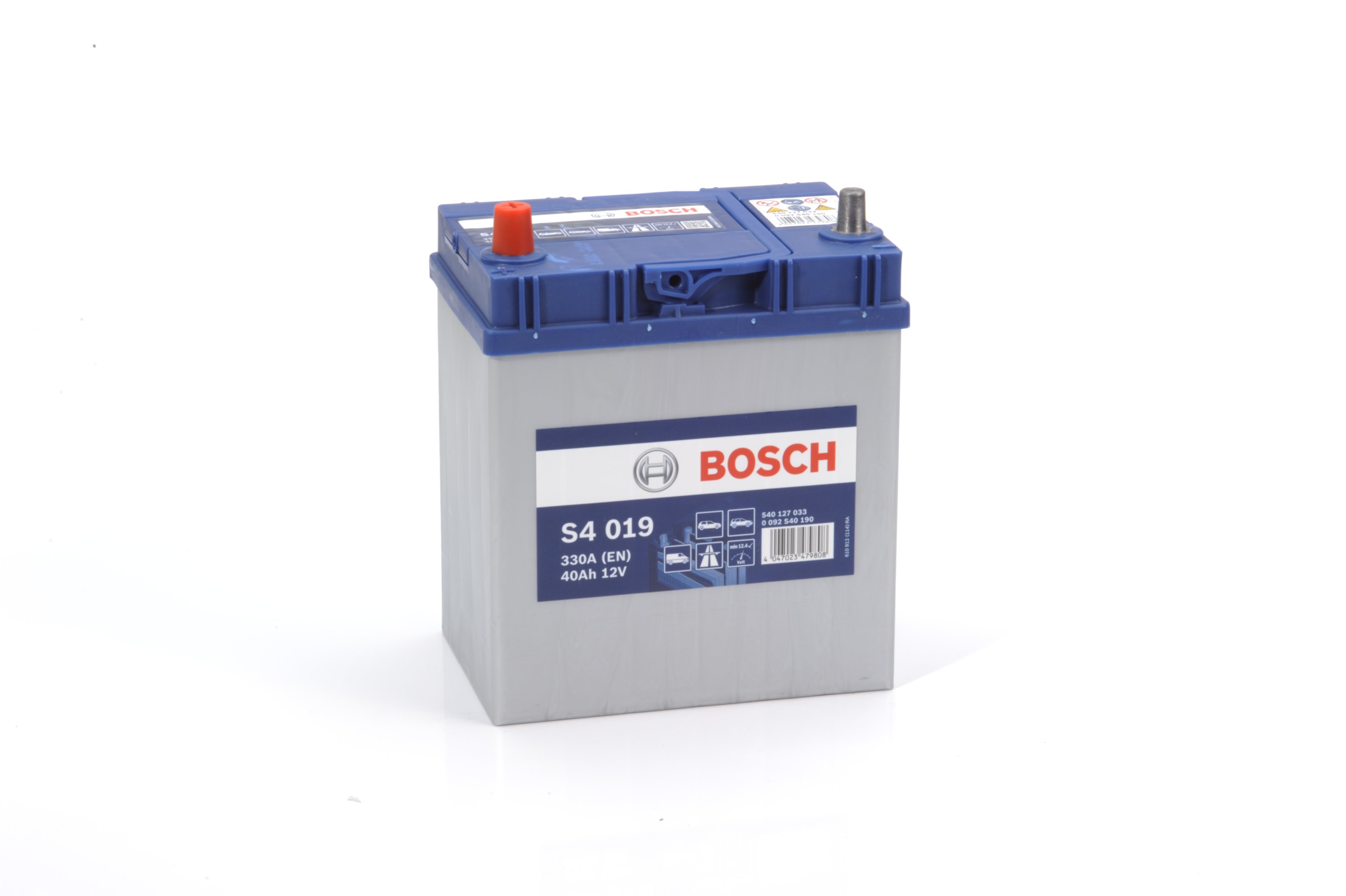 Battery Bosch 12V 40Ah 330A(EN) L+ Bosch 0 092 S40 190