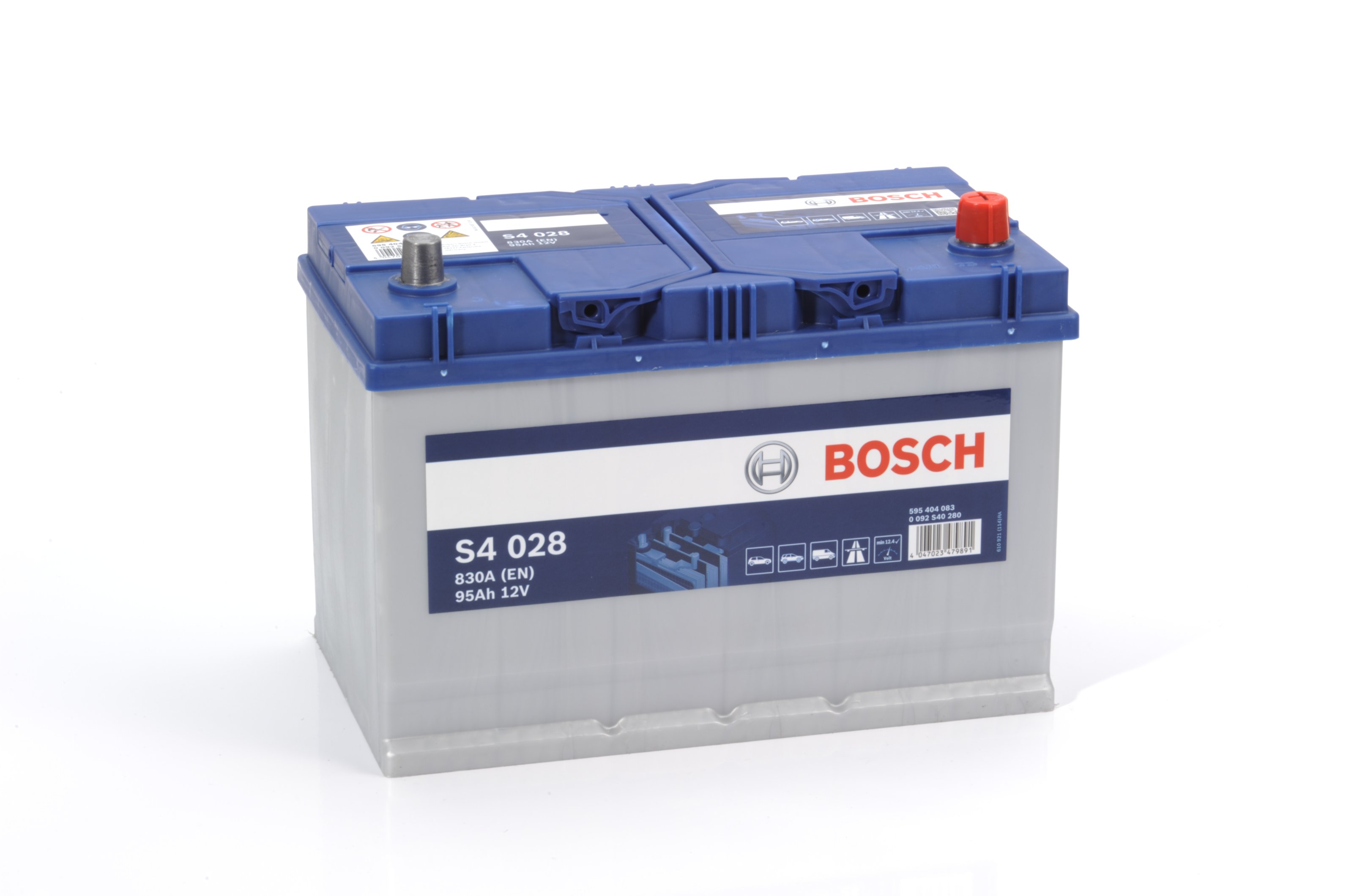 Battery Bosch 12V 95Ah 830A(EN) R+ Bosch 0 092 S40 280