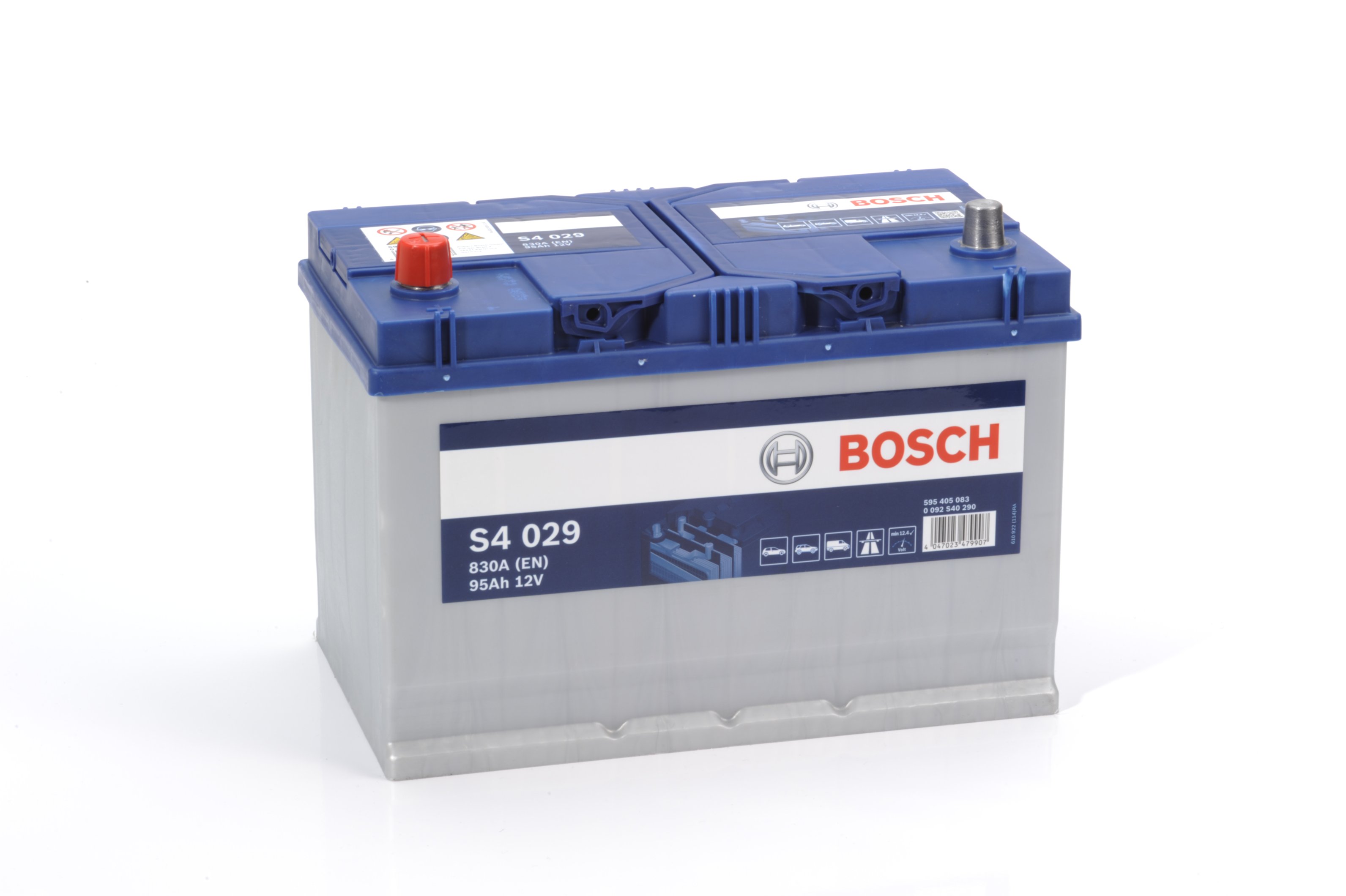 Battery Bosch 12V 95Ah 830A(EN) L+ Bosch 0 092 S40 290