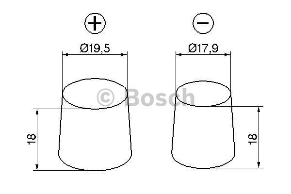 Battery Bosch 12V 95Ah 830A(EN) L+ Bosch 0 092 S40 290