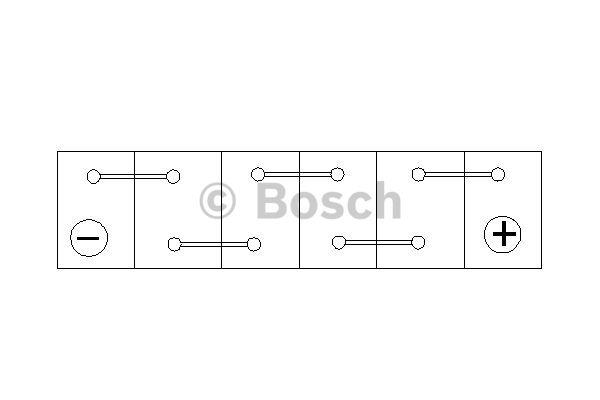 Battery Bosch 12V 60Ah 560A(EN) R+ Bosch 0 092 S5E 050