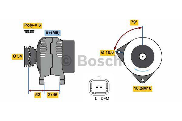Alternator Bosch 0 986 049 700