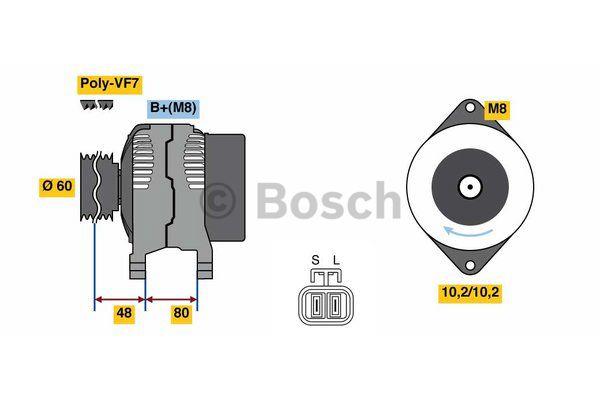 Alternator Bosch 0 986 049 800
