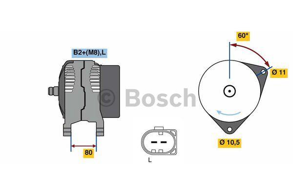 Alternator Bosch 0 986 049 950