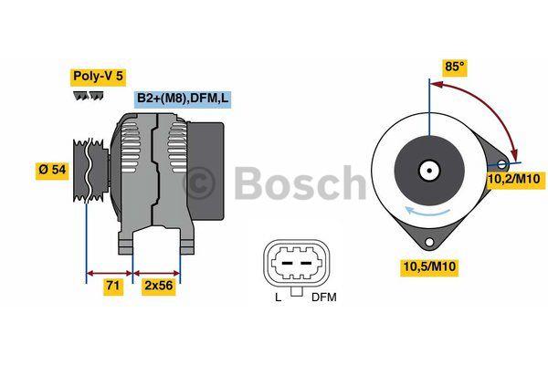 Alternator Bosch 0 986 049 990