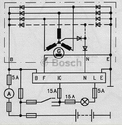 Generator regulator Bosch 0 986 190 019