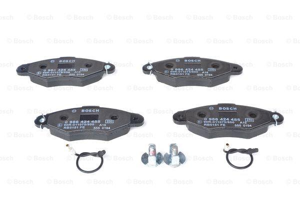 Brake pad set Bosch 0 986 424 455