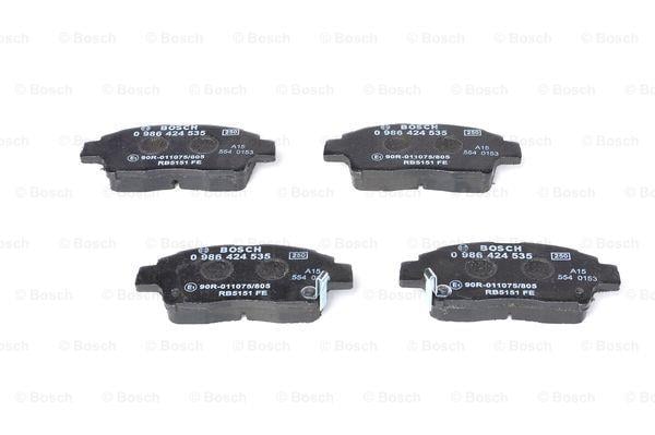 Brake pad set Bosch 0 986 424 535