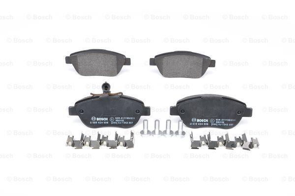 Front disc brake pads, set Bosch 0 986 424 596