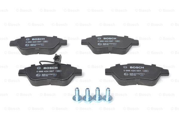 Brake Pad Set, disc brake Bosch 0 986 424 597