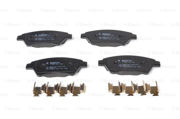 Brake Pad Set, disc brake Bosch 0 986 424 785