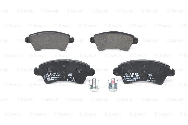 Brake pad set Bosch 0 986 424 801