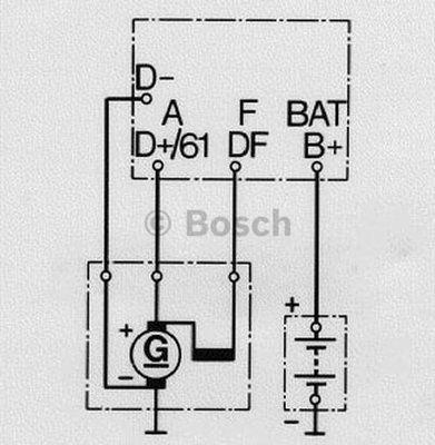 Alternator regulator Bosch 0 190 309 004