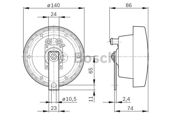 Bosch Sound signal – price 150 PLN