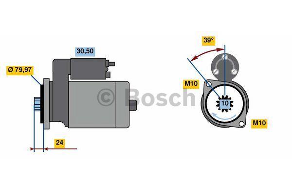 Starter Bosch 0 001 109 399