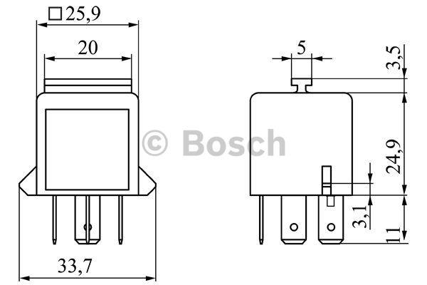 Relay Bosch 0 986 332 072