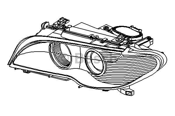 Bosch 0 301 209 201 Headlight left 0301209201