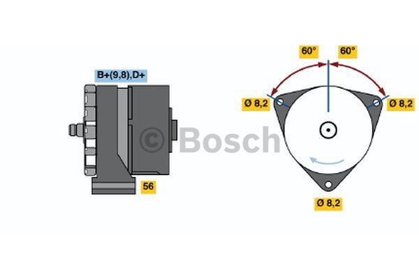 Alternator Bosch 0 986 031 020
