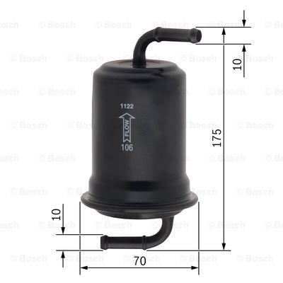 Bosch Fuel filter – price 56 PLN