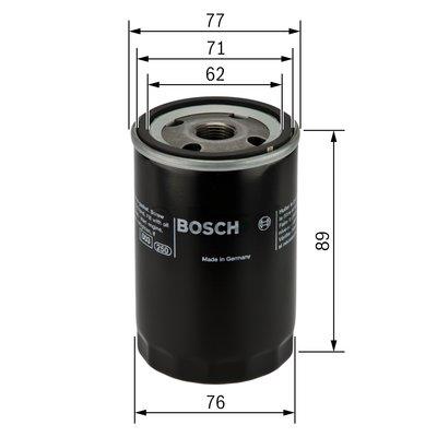 Bosch 0 986 452 068 Oil Filter 0986452068