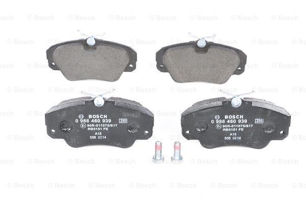 Brake pad set Bosch 0 986 460 939