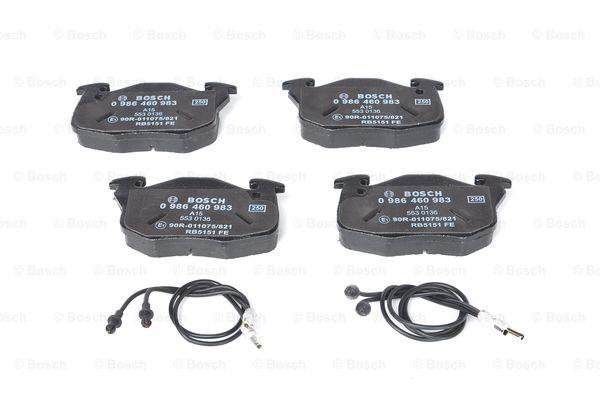 Brake Pad Set, disc brake Bosch 0 986 460 983