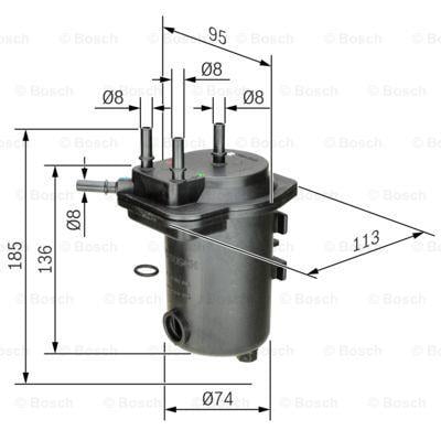 Bosch Fuel filter – price [object Object] PLN
