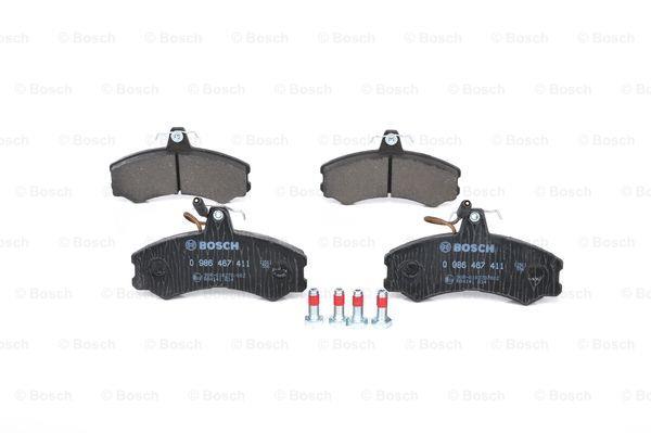 Brake pad set Bosch 0 986 467 411