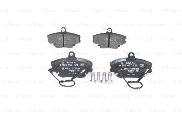 Brake pad set Bosch 0 986 467 720