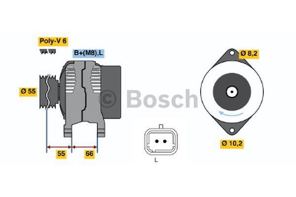 Alternator Bosch 0 986 042 191