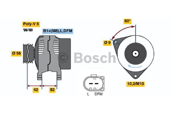 Alternator Bosch 0 986 044 300