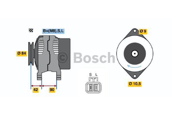 Alternator Bosch 0 986 045 651