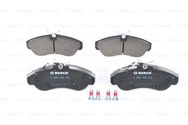 Brake Pad Set, disc brake Bosch 0 986 424 031