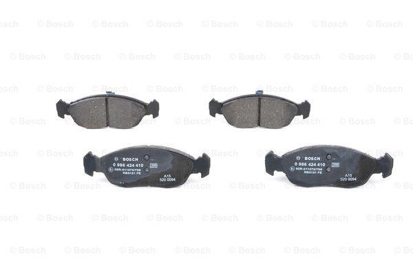 Brake Pad Set, disc brake Bosch 0 986 424 410