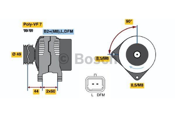 Alternator Bosch 0 986 047 390