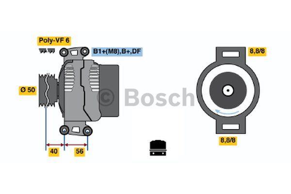 Alternator Bosch 0 986 047 460