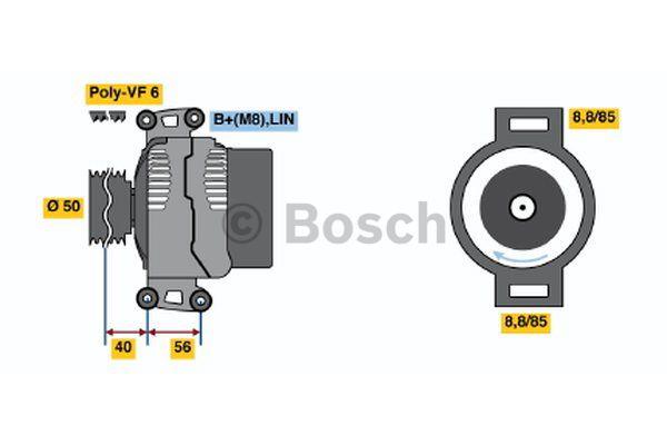 Alternator Bosch 0 986 047 840