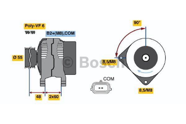 Alternator Bosch 0 986 049 030