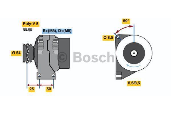 Alternator Bosch 0 986 049 081