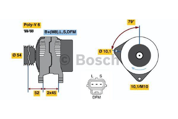 Alternator Bosch 0 986 049 161