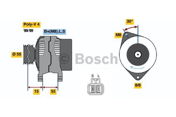 Alternator Bosch 0 986 049 191