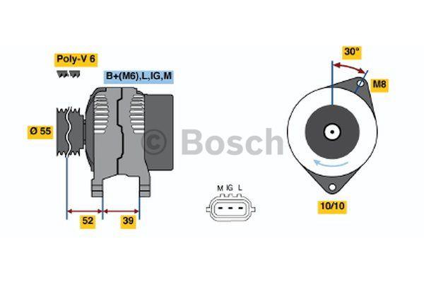 Alternator Bosch 0 986 049 211