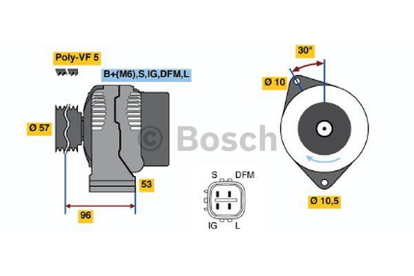 Alternator Bosch 0 986 049 221