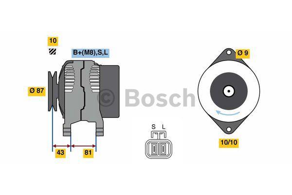 Alternator Bosch 0 986 080 430